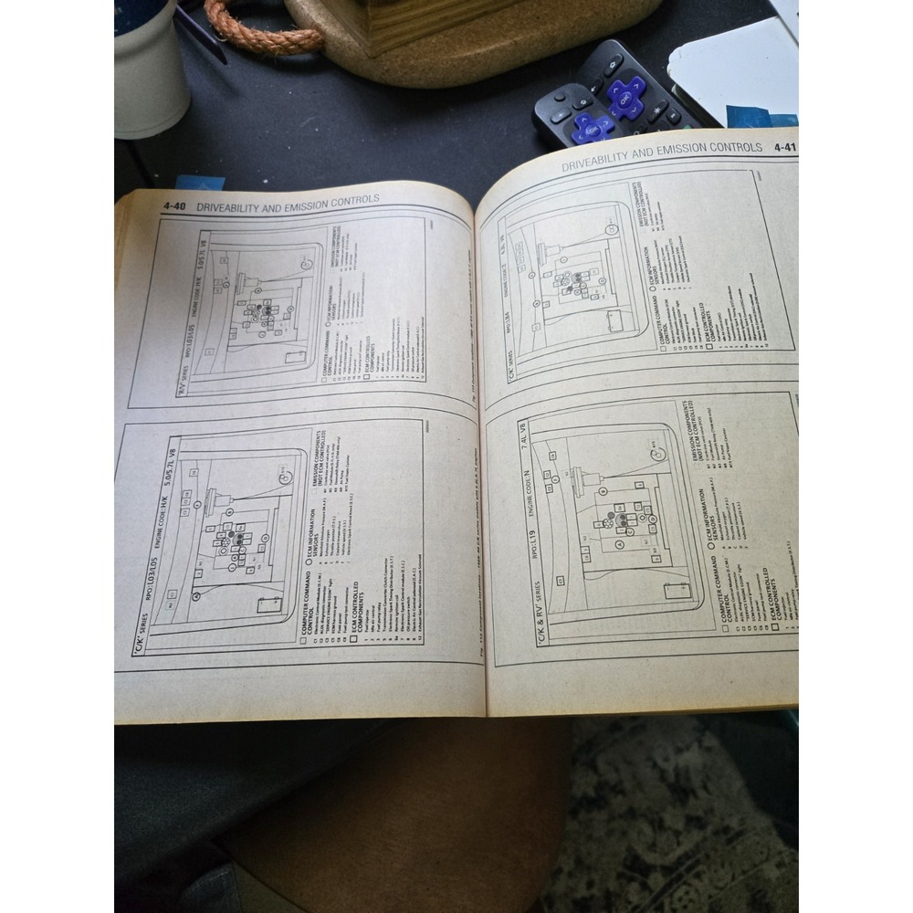 Chilton GM Full Size Truck Repair Manual 1988-1998 Chevy GMC Pickup Tahoe Yukon - Picture 4 of 5